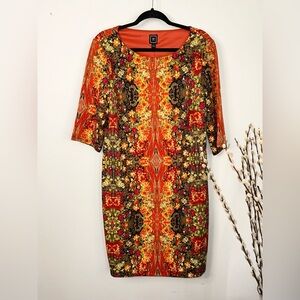 Colorful Floral Women's Dress